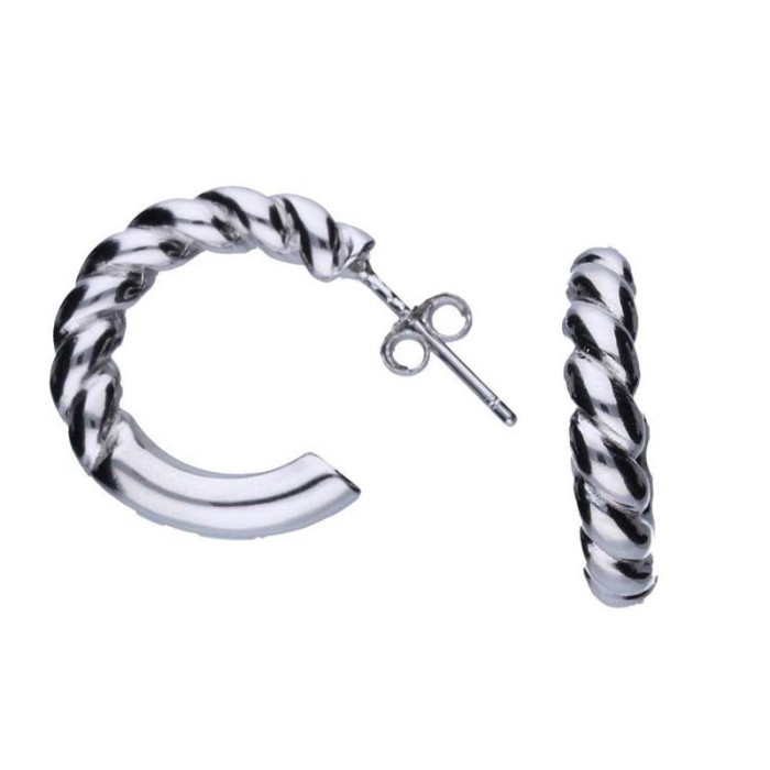 Srebrne kolczyki 925 na sztyft kółeczka 6,16g Srebrne kolczyki 925 na sztyft kółeczka 6,16g