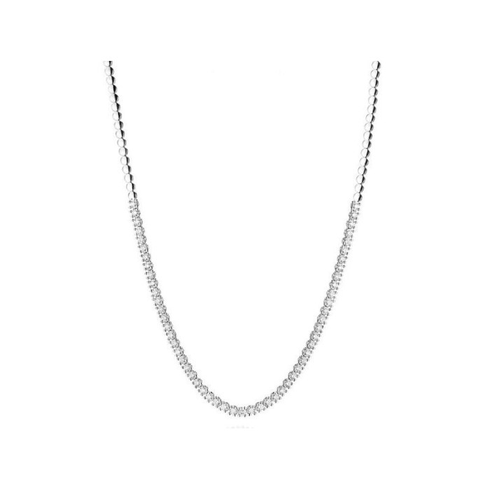 Złoty naszyjnik 585 białe złoto diamenty 18,90 g Złoty naszyjnik 585 białe złoto diamenty 18,90 g