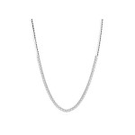 Złoty naszyjnik 585 białe złoto diamenty 18,90 g