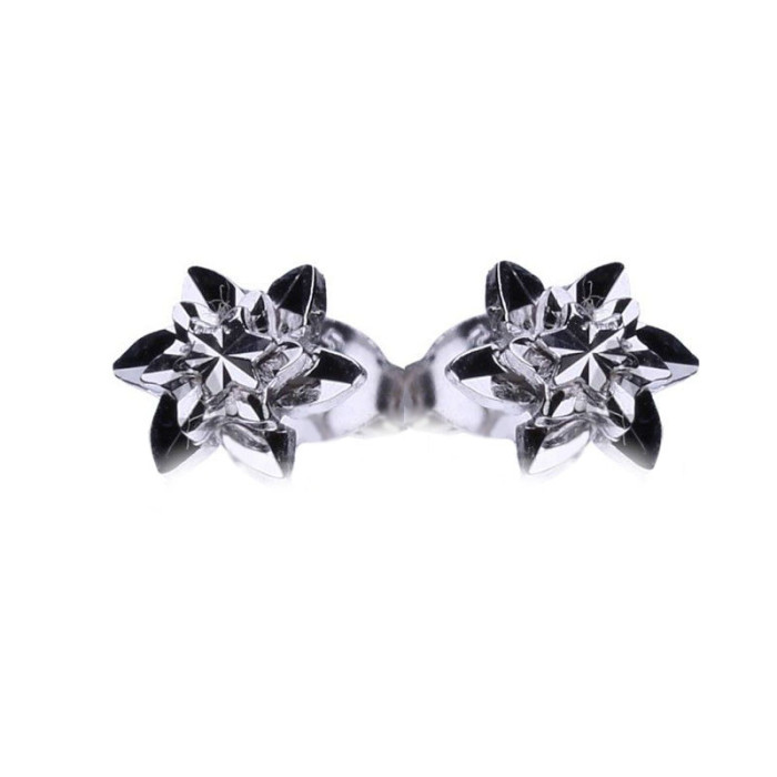 Srebrne kolczyki 925 gwiazdki diamentowane 1,04g Srebrne kolczyki 925 gwiazdki diamentowane 1,04g