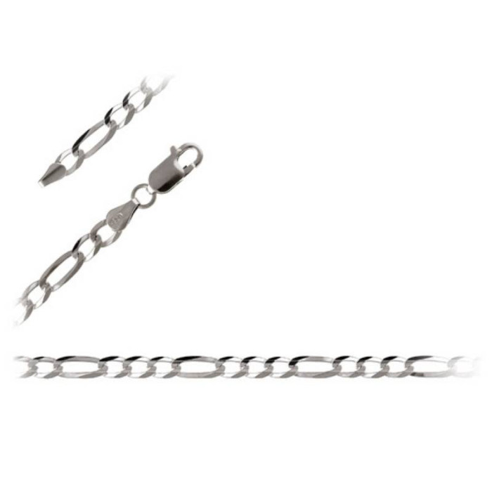 Srebrny łańcuszek 925 figaro 55 cm Srebrny łańcuszek 925 figaro 55 cm