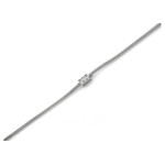 Srebrna bransoletka 925 elegancka gruby sznur