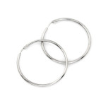 Srebrne kolczyki 925 gładkie koła 30,5 mm 1,26g