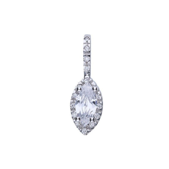 Srebrna zawieszka 925 elegancka z cyrkoniami 1,47g Srebrna zawieszka 925 elegancka z cyrkoniami 1,47g