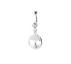 srebrne kolczyki piercing bez cyrkonii