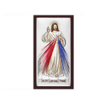 SREBRNY OBRAZ 925 JEZUS W RAMIE 14x26 GRAWER PREZENT