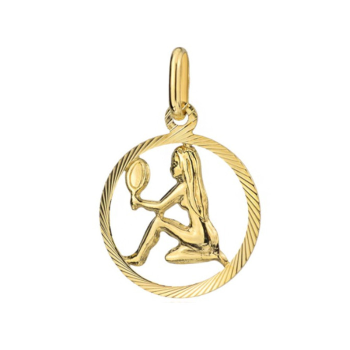 Złota przywieszka 585 ZNAK ZODIAKU PANNA Złota przywieszka 585 ZNAK ZODIAKU PANNA