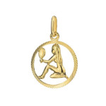 Złota przywieszka 585 ZNAK ZODIAKU PANNA