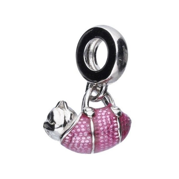 Srebrna zawieszka 925 bead piesek w torebce 3,57g Srebrna zawieszka 925 bead piesek w torebce 3,57g