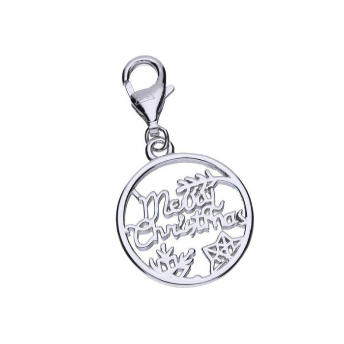 Srebrna zawieszka 925 z napisem Merry Christmas 1,35g
