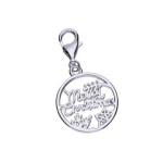 Srebrna zawieszka 925 z napisem Merry Christmas 1,35g