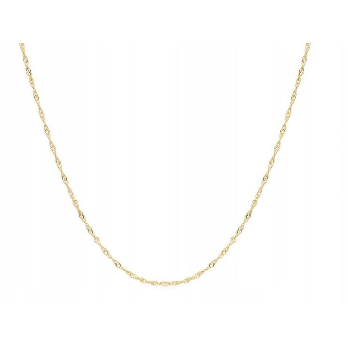 Złoty łańcuszek 585 singapur pełny 50cm Złoty łańcuszek 585 singapur pełny 50cm