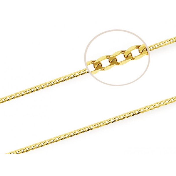Złoty łańcuszek 375 SPLOT PANCERKA 42 CM 1,98g Złoty łańcuszek 375 SPLOT PANCERKA 42 CM 1,98g
