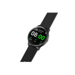 Sportowy Smartwatch z czarną bransoletą i kopertą
