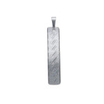 Srebrna zawieszka 925 przecinek podłużna 1,86g