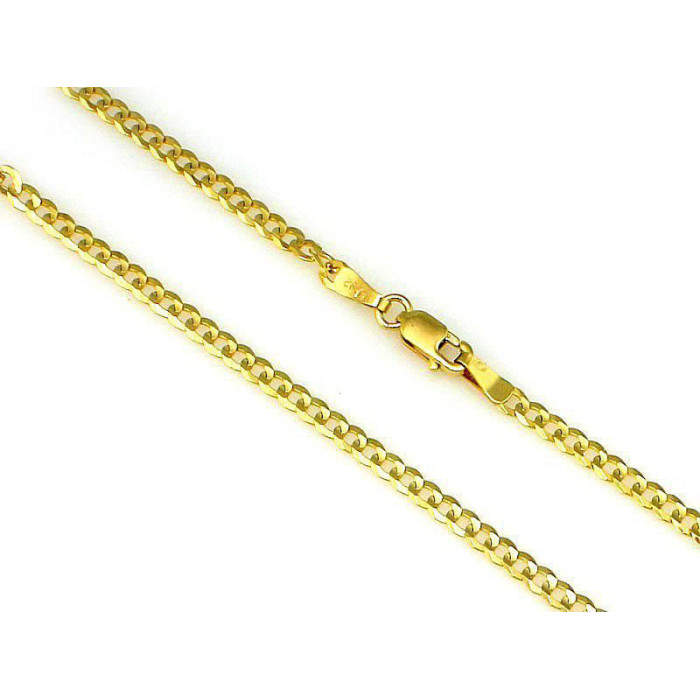 ZŁOTY ŁAŃCUSZEK 585 PANCERKA 45 CM PEŁNY PANCER 3,08 G ZŁOTY ŁAŃCUSZEK 585 PANCERKA 45 CM PEŁNY PANCER 3,08 G