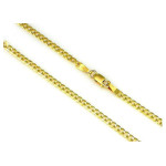 ZŁOTY ŁAŃCUSZEK 585 PANCERKA 45 CM PEŁNY PANCER 3,08 G