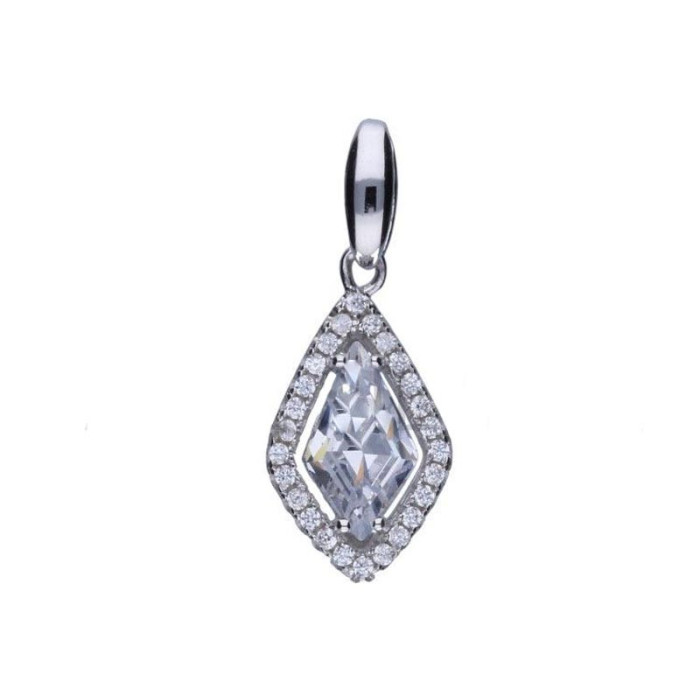 Srebrna zawieszka 925 ELEGANCKA Z CYRKONIAMI 1,74g Srebrna zawieszka 925 ELEGANCKA Z CYRKONIAMI 1,74g