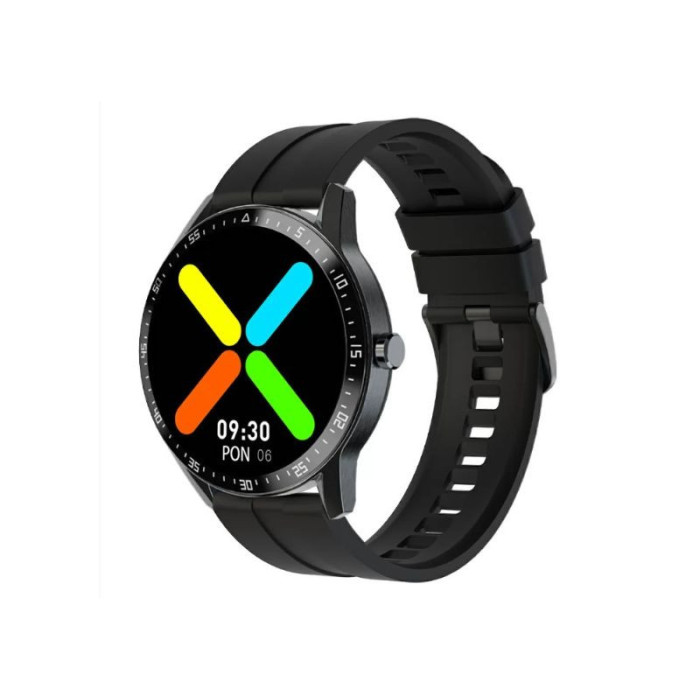Czarny zegarek smartwatch wielofunkcyjny sportowy na prezent Czarny zegarek smartwatch wielofunkcyjny sportowy na prezent