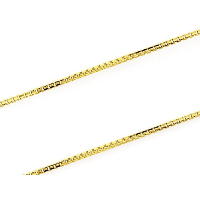 Złoty łańcuszek 585 SPLOT KOSTKA 50 CM 1,81g Złoty łańcuszek 585 SPLOT KOSTKA 50 CM 1,81g