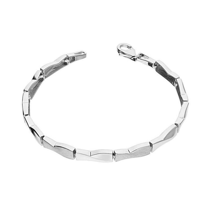 Srebrna bransoletka 925 ELEMENTOWA KOKARDKI 18CM 8,55g Srebrna bransoletka 925 ELEMENTOWA KOKARDKI 18CM 8,55g