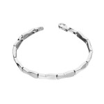 Srebrna bransoletka 925 ELEMENTOWA KOKARDKI 18CM 8,55g