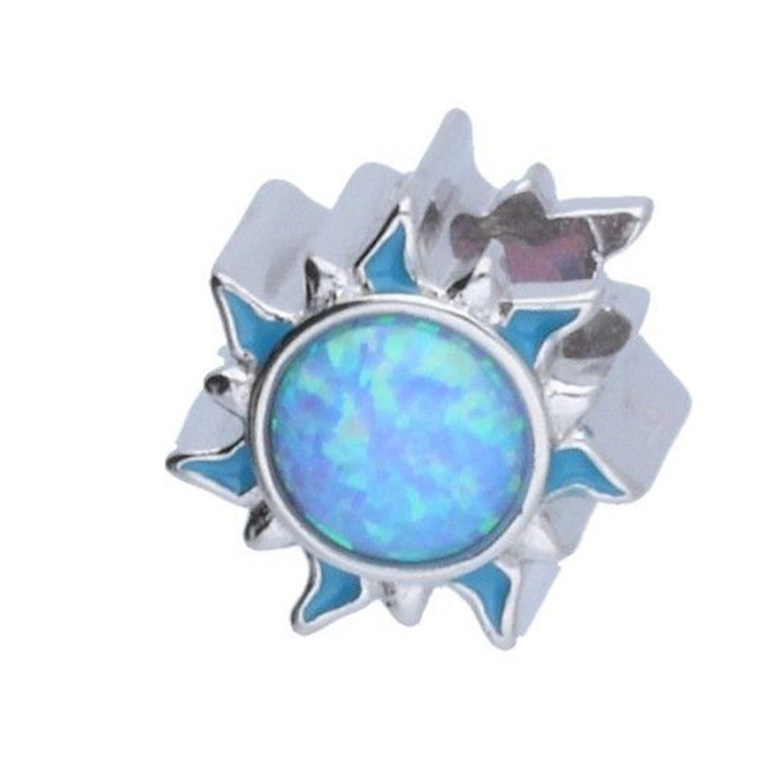 Srebrna zawieszka 925 bead słońce opal 2,48g Srebrna zawieszka 925 bead słońce opal 2,48g