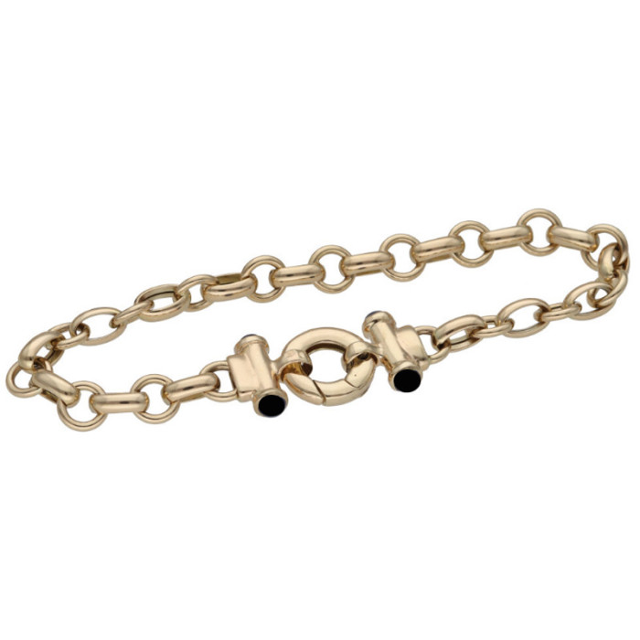 Złota bransoletka 585 elementowe kółka 11,39g Złota bransoletka 585 elementowe kółka 11,39g