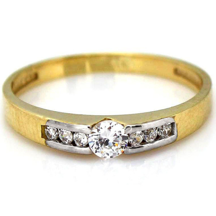 ZŁOTY PIERŚCIONEK 585 DAMSKI CYRKONIE SWAROVSKI ZŁOTY PIERŚCIONEK 585 DAMSKI CYRKONIE SWAROVSKI