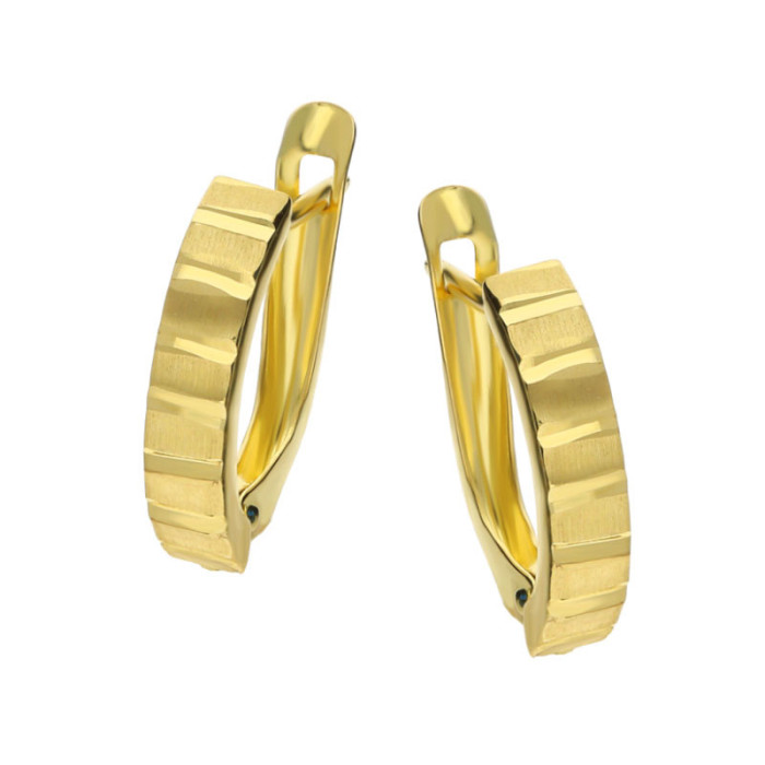 Złote kolczyki 585 eleganckie PRZECINKI 1,28g Złote kolczyki 585 eleganckie PRZECINKI 1,28g
