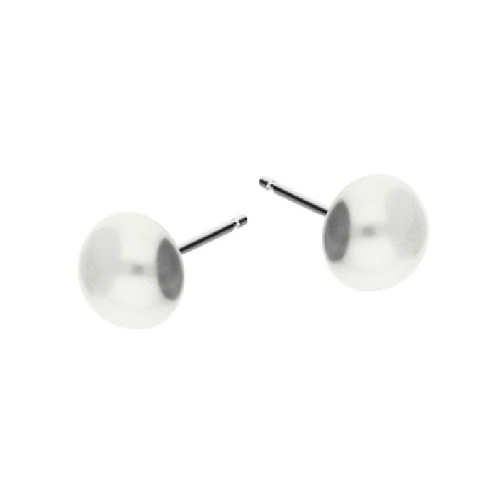 Srebrne kolczyki 925 BIAŁA PEREŁKA 1,04g Srebrne kolczyki 925 BIAŁA PEREŁKA 1,04g