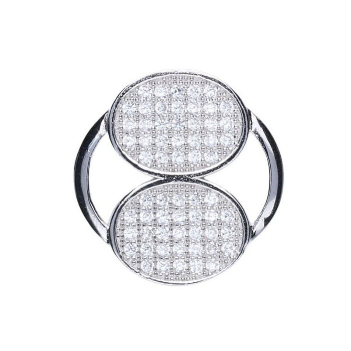 Srebrna zawieszka 925 microsetting z cyrkoniami 2,41g Srebrna zawieszka 925 microsetting z cyrkoniami 2,41g