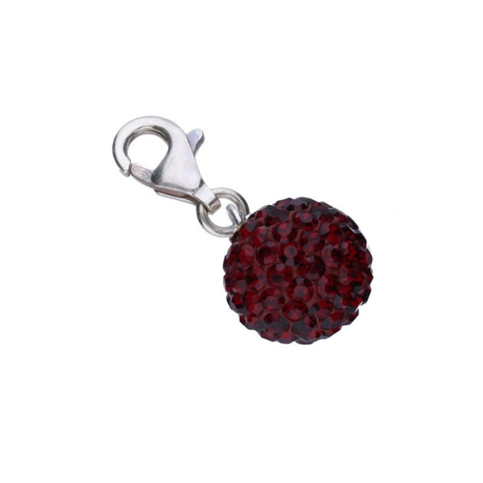 Srebrna zawieszka 925 kuleczka z kryształkami 1,80g Srebrna zawieszka 925 kuleczka z kryształkami 1,80g