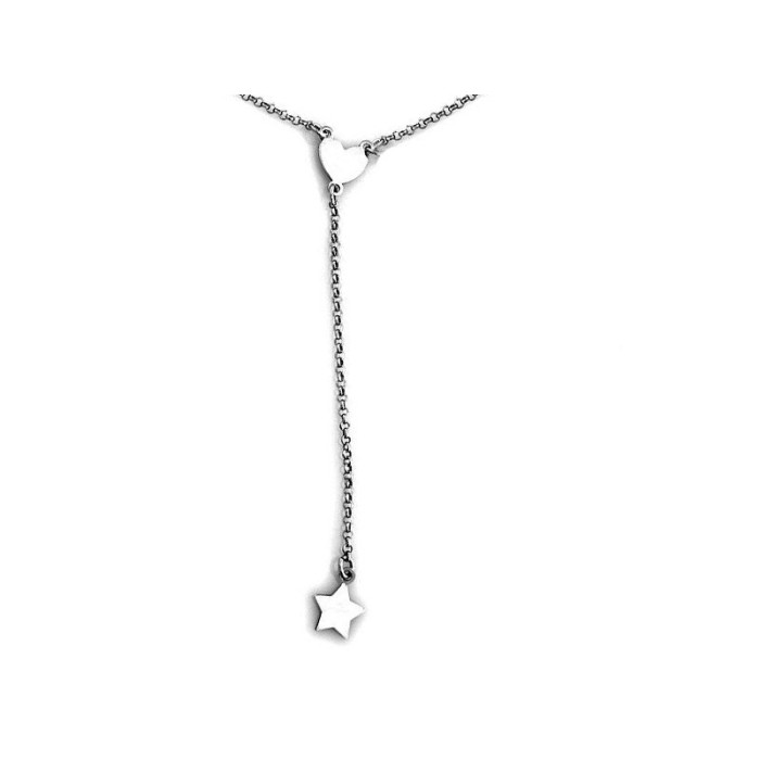 Srebrny naszyjnik 925 krawatka z sercem 2,62 g Srebrny naszyjnik 925 krawatka z sercem 2,62 g