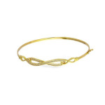 Złota bransoletka 375 INFINITY Z CYRKONIAMI 3,76g