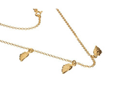 Srebrny złocony naszyjnik 925 choker skrzydełka 3,17g