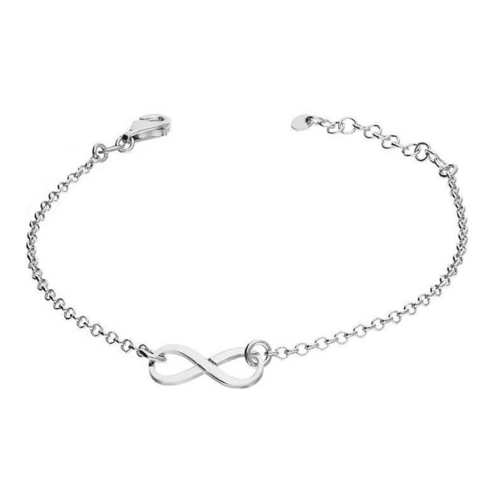 Srebrna bransoletka 925 NIESKOŃCZONOŚĆ INFINITY 2,30g Srebrna bransoletka 925 NIESKOŃCZONOŚĆ INFINITY 2,30g