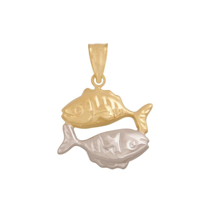 Złota przywieszka 585 ZNAK ZODIAKU RYBY 1,30g Złota przywieszka 585 ZNAK ZODIAKU RYBY 1,30g