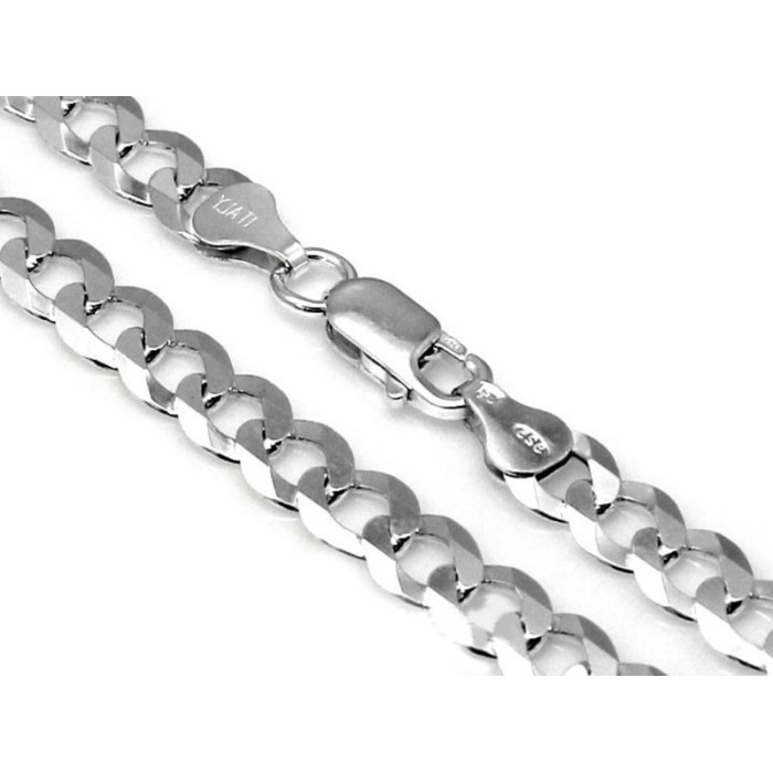 SREBRNY MĘSKI ŁAŃCUCH 925 MOCNY ŁAŃCUSZEK 60CM SREBRNY MĘSKI ŁAŃCUCH 925 MOCNY ŁAŃCUSZEK 60CM