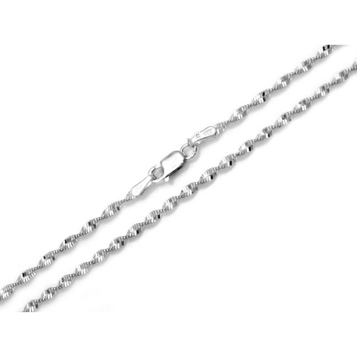 Srebrny łańcuszek 925 SPLOT ŚNIEG SKRĘCONY 5,05g Srebrny łańcuszek 925 SPLOT ŚNIEG SKRĘCONY 5,05g