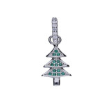 Srebrna zawieszka 925 bead choinka 1,1g