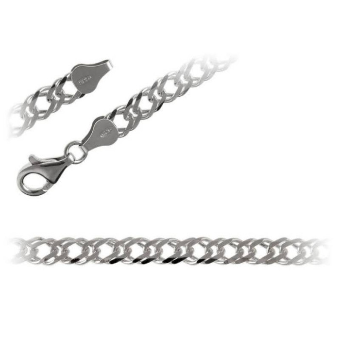 Srebrny łańcuszek 925 Rombo 55 cm Srebrny łańcuszek 925 Rombo 55 cm