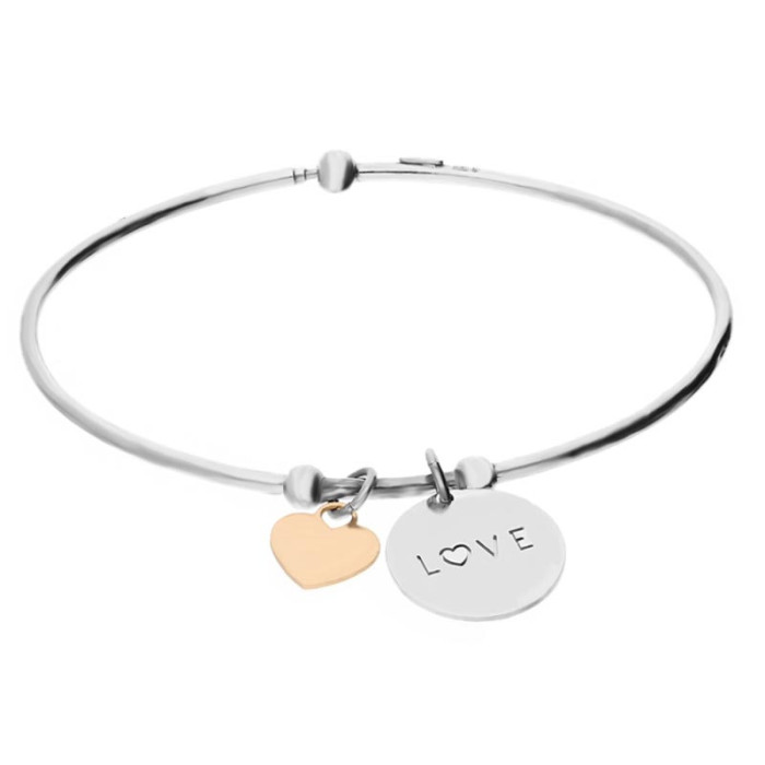 Srebrna bransoletka 925 kółko z napisem love 6,15g Srebrna bransoletka 925 kółko z napisem love 6,15g