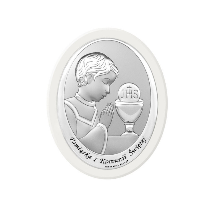 SREBRNY OBRAZ 925 PAMIĄTKA I KOMUNII ŚW. 15x20cm PREZENT SREBRNY OBRAZ 925 PAMIĄTKA I KOMUNII ŚW. 15x20cm PREZENT