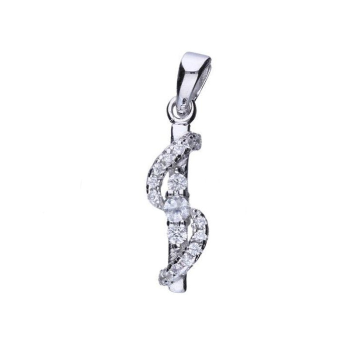 Srebrna zawieszka 925 ELEGANCKA Z CYRKONIAMI 1,40g Srebrna zawieszka 925 ELEGANCKA Z CYRKONIAMI 1,40g
