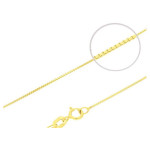 Złoty łańcuszek 585 SPLOT KOSTKA 45CM 1,39g