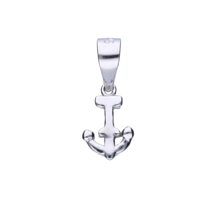 Srebrna zawieszka 925 malutka kotwica 0,53g Srebrna zawieszka 925 malutka kotwica 0,53g