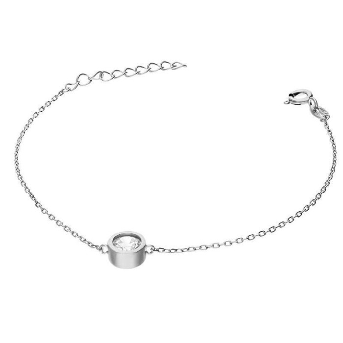 Srebrna bransoletka 925 CYRKONIA W OPRAWIE 1,65g Srebrna bransoletka 925 CYRKONIA W OPRAWIE 1,65g