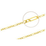 Złoty łańcuszek 585 SPLOT FIGARO 42 CM 2,28g