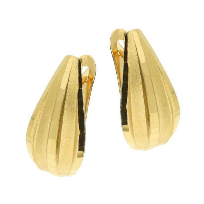 Złote kolczyki 585 ELEGANCKIE BLASZKI 2,3g Złote kolczyki 585 ELEGANCKIE BLASZKI 2,3g